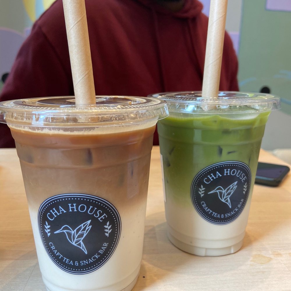 Cha House - Raleigh - Uji Matcha Latte & Lavender Latt - Bubble Tea Near Me - Raleigh, North Carolina