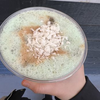 Concept Coffee - Iced Buko Pandan Latte (Top) - Coffee & Tea Near Me - Queens, New York