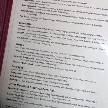 Mountain Brauhaus - Menu - New American Near Me - Gardiner, New York Mountain Brauhaus - Menu - New American Near Me - Gardiner, New York