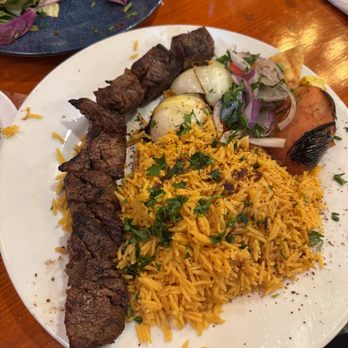 Sayad Mediterranean Kitchen - Beef shish kebab - Mediterranean Near Me - Houston, Texas Sayad Mediterranean Kitchen - Beef shish kebab - Mediterranean Near Me - Houston, Texas