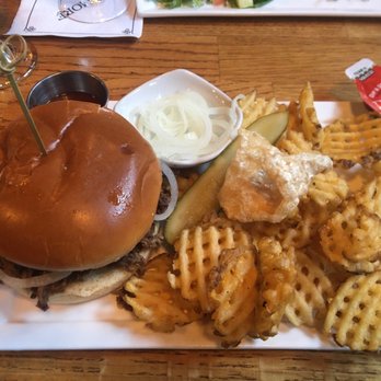 Biltmore Stable Cafe - Chopped Pork sandwich - American Near Me - Asheville, North Carolina Biltmore Stable Cafe - Chopped Pork sandwich - American Near Me - Asheville, North Carolina