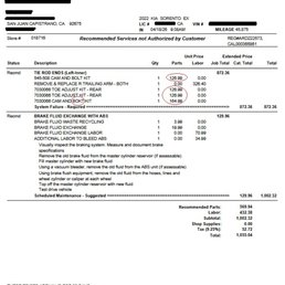 Service Quote of lies