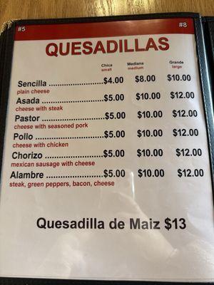 Menu photo 3 Taqueria El Toro Milwaukee, WI