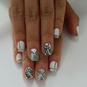 4 Seasons Nails & Spa - I recommend my friend for gel manicure it come out pretty! !!! Love these nails. - Nail Salons Near Me - Phoenixville, Pennsylvania