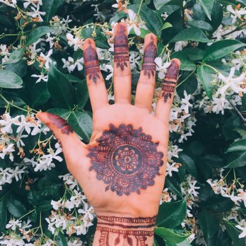 HeenaCreates - 24 hours after removal. No jagua here.Protip: lay hands over smoking cloves to deepen. - Henna Artists Near Me