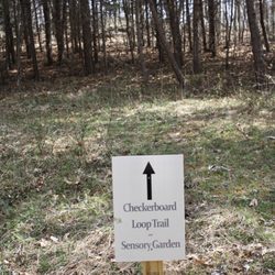 Trail to the sensory garden