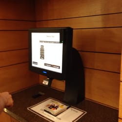 Forsyth County Public Library - Post Road Library - Easy checkout station