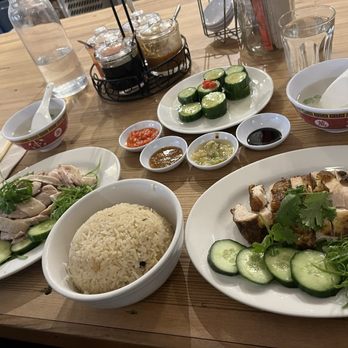Ginger & Scallion - Classic chicken, bbq grilled chicken, cucumber salad - Thai Near Me - Seattle, Washington Ginger & Scallion - Classic chicken, bbq grilled chicken, cucumber salad - Thai Near Me - Seattle, Washington