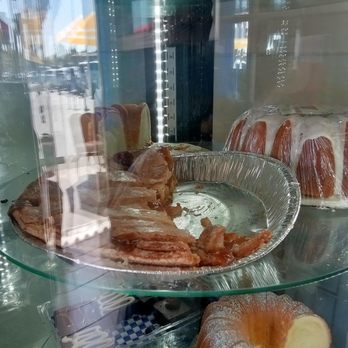 Frickin Fried - Desserts in the display case. I had peach cobbler which was outstanding! - Southern Near Me - Concord, California