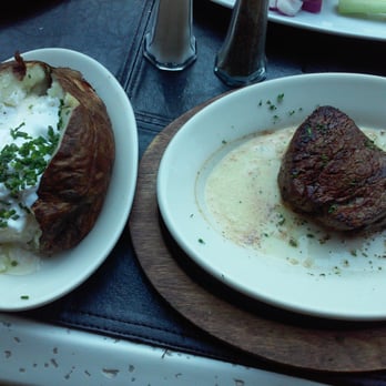 The Bull Ring - The filet (medium) with a baked potato. Both cooked to perfection. Their dirty martinis are delish as well. - Steakhouses Near Me - Santa Fe, New Mexico The Bull Ring - The filet (medium) with a baked potato. Both cooked to perfection. Their dirty martinis are delish as well. - Steakhouses Near Me - Santa Fe, New Mexico