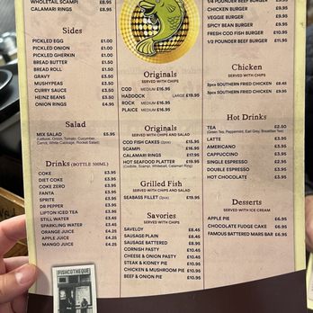 Fishcotheque - Menu - Fish & Chips Near Me - London, XGL Fishcotheque - Menu - Fish & Chips Near Me - London, XGL