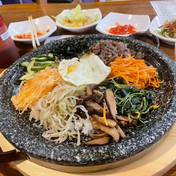 Chef JK Korean BBQ - This Bi Bim Bap-became the favorite here in the Augusta and Evans area by far. - Korean Near Me - Evans, Georgia Chef JK Korean BBQ - This Bi Bim Bap-became the favorite here in the Augusta and Evans area by far. - Korean Near Me - Evans, Georgia