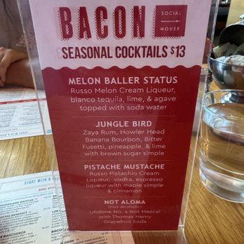 Bacon Social House - Menu - New American Near Me - Denver, Colorado Bacon Social House - Menu - New American Near Me - Denver, Colorado