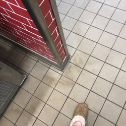 Domino's - Grease everywhere, not clean.