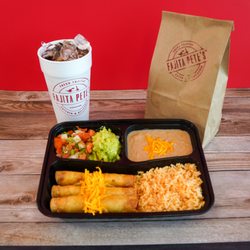 Fajita Pete's - Highlands Ranch - Fresh chicken flautas at Fajita Pete's!