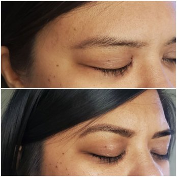 Majestic Eyebrow Threading - Top: before Bottom: after Brow shaping:$10 Brow tint: $20 - Threading Services Near Me - Las Vegas, Nevada Majestic Eyebrow Threading - Top: before Bottom: after Brow shaping:$10 Brow tint: $20 - Threading Services Near Me - Las Vegas, Nevada