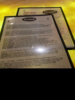 Menu photo 1 Tresino's Wildomar, CA Menu photo 1 Tresino's Wildomar, CA