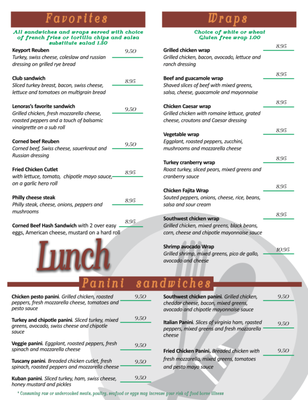 Menu photo 8 Lenora's Cafe Keyport, NJ Menu photo 8 Lenora's Cafe Keyport, NJ