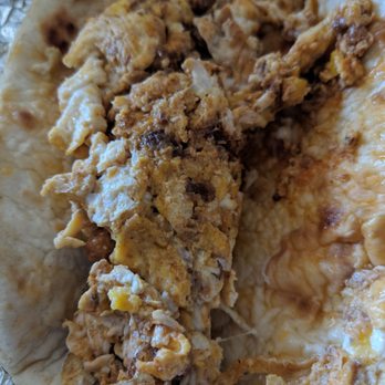 Anthony's Tex-Mex To-Go - Chorizo and egg taco..yum! - Tex-Mex Near Me - San Antonio, Texas