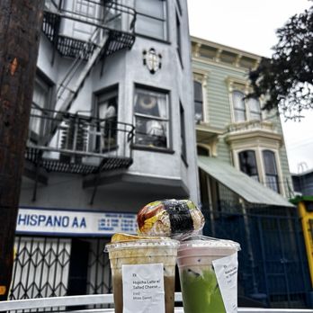Tadaima - Mission - This is my Tadaima Combo - Hojicha Latte w/ Salted Cheese Cream, Matcha w/ Strawberry Cream, Unagi, Avocado, Spam & Egg ‼ - Japanese Near Me - San Francisco, California Tadaima - Mission - This is my Tadaima Combo - Hojicha Latte w/ Salted Cheese Cream, Matcha w/ Strawberry Cream, Unagi, Avocado, Spam & Egg ‼ - Japanese Near Me - San Francisco, California