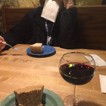 Colophon Cafe - Malbec, peanut butter pie, eggnog cheesecake and my mother hiding.. - Salad Near Me - Bellingham, Washington