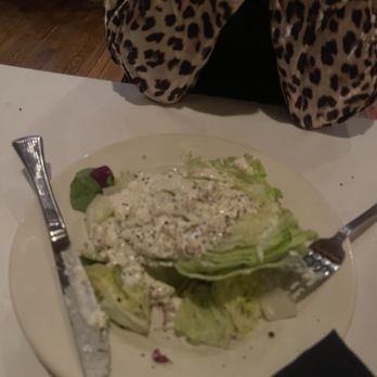 Myron's Prime Steakhouse - Blue cheese salad wedge. - Steakhouses Near Me - New Braunfels, Texas Myron's Prime Steakhouse - Blue cheese salad wedge. - Steakhouses Near Me - New Braunfels, Texas