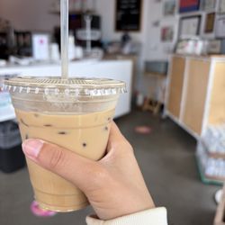 GEM Coffee - Iced Lavender Latte, $6.89 with whole milk