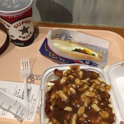 Hot dog and Poutine trio