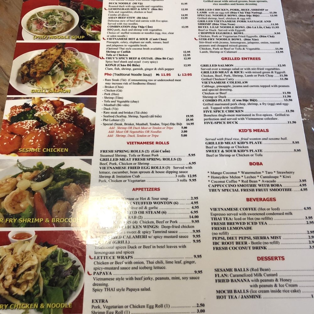 Chez Thuy Restaurant - Menu - Vietnamese Near Me - Boulder, Colorado Chez Thuy Restaurant - Menu - Vietnamese Near Me - Boulder, Colorado