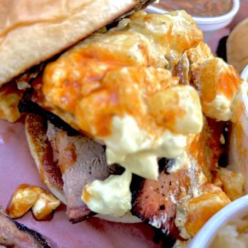 Jim’s Smokehouse - Volcano sandwich - Food Trucks Near Me - Austin, Texas Jim’s Smokehouse - Volcano sandwich - Food Trucks Near Me - Austin, Texas