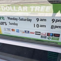 Dollar Tree - 6/15/24 Business hours