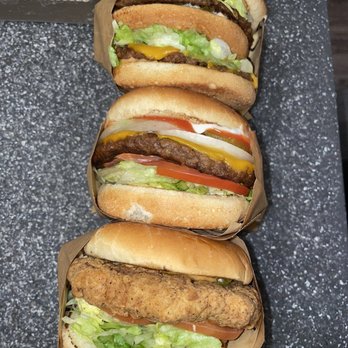 Nice Burger - Top to bottom: BIG GUY, NICE BURGER, & SPICY CHICKEN - Burgers Near Me - Santa Ana, California Nice Burger - Top to bottom: BIG GUY, NICE BURGER, & SPICY CHICKEN - Burgers Near Me - Santa Ana, California
