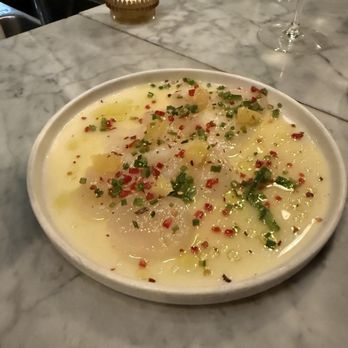 Mignonette - Scallops crudo - New American Near Me - Miami, Florida