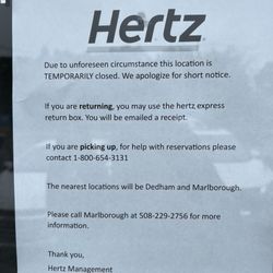 Hertz Rent A Car - Not open... when I have a reservation?  UGH