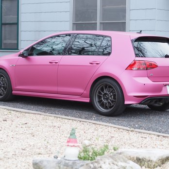 GT Wraps - I recommend Swift graphics and this semi-matte metallic pink. Looks even better in person. - Vehicle Wraps Near Me - Austin, Texas