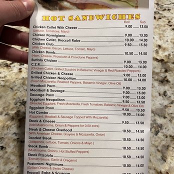 Delmonaco's Market - a menu for hot sandwiches - Delis Near Me - New Haven, Connecticut Delmonaco's Market - a menu for hot sandwiches - Delis Near Me - New Haven, Connecticut