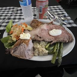 So much food the plate needs to be bigger!! So much food the plate needs to be bigger!!