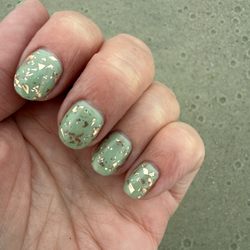 Ocean Nails - My nails. Merry Christmas!