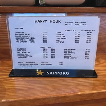 Ozen Sushi - Happy hour menu - Japanese Near Me - Foothill Ranch, California