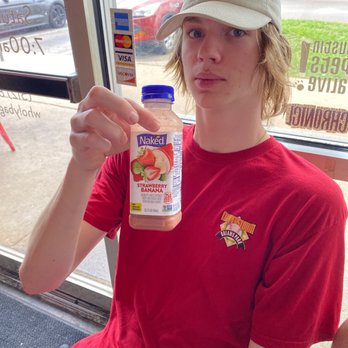 Wholy Bagel - Enjoying his naked (the best juice here)! With the Darby hat!! My little boy loves wholly gassss - Bagels Near Me - Austin, Texas Wholy Bagel - Enjoying his naked (the best juice here)! With the Darby hat!! My little boy loves wholly gassss - Bagels Near Me - Austin, Texas