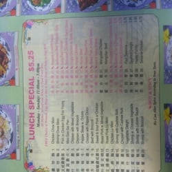 Dragon City - Lunch Menu