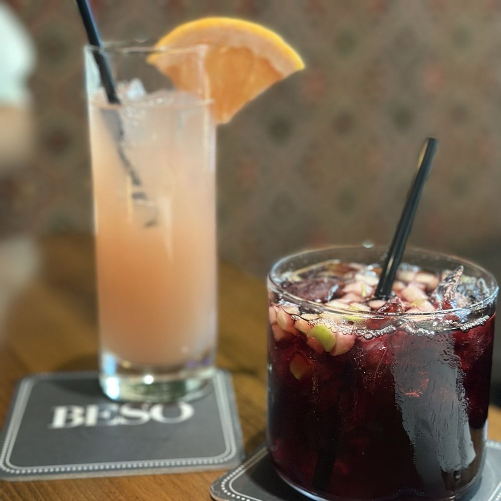 Beso - Sangria Classico and a mocktail. - Cocktail Bars Near Me - Sarasota, Florida Beso - Sangria Classico and a mocktail. - Cocktail Bars Near Me - Sarasota, Florida