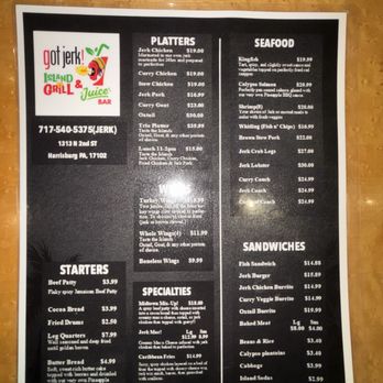 Got Jerk! Island Grill - Menu - Caribbean Near Me - Harrisburg, Pennsylvania Got Jerk! Island Grill - Menu - Caribbean Near Me - Harrisburg, Pennsylvania