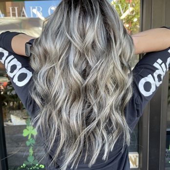 Two22 Salon - Emmalie describes this as adding lowlights and a shadow melt into my solid blonde. Swipe to see before - Hair Salons Near Me - Chico, California