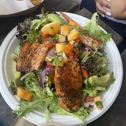 Salmon salad with papaya Salmon salad with papaya