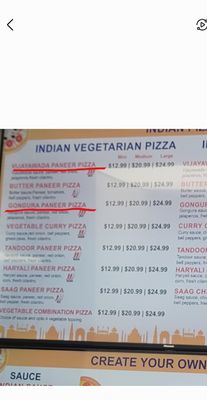 Menu photo 6 My Indian Pizza Fremont, CA Menu photo 6 My Indian Pizza Fremont, CA