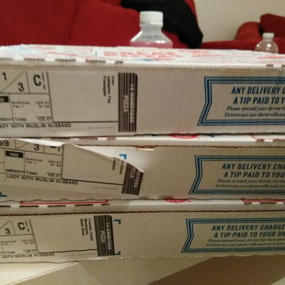 Domino's Pizza - Racist remarks on pizza boxes - Pizza Near Me - Dickinson, Texas Domino's Pizza - Racist remarks on pizza boxes - Pizza Near Me - Dickinson, Texas