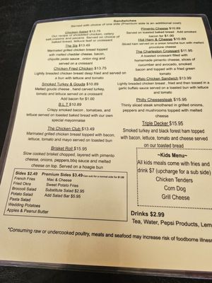 Menu photo 1 River's Edge Cheraw, SC