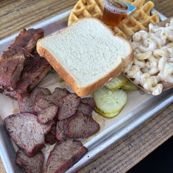 Scout's Honor BBQ - Tri Tip, ribs, mac, corn bread waffle - Barbeque Near Me - Burbank, California Scout's Honor BBQ - Tri Tip, ribs, mac, corn bread waffle - Barbeque Near Me - Burbank, California