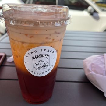 Cassidy’s Corner Cafe - Thai Iced Tea - Cafes Near Me - Long Beach, California